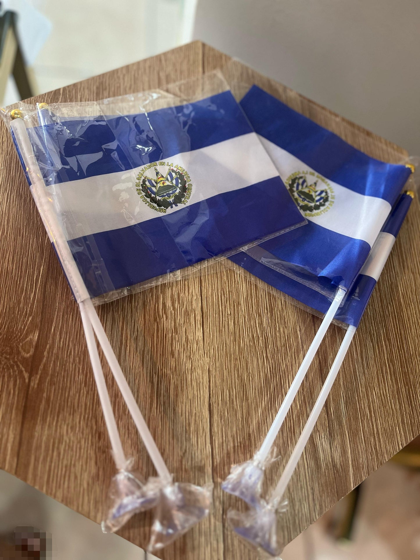 Bandera Pequeña El Salvador