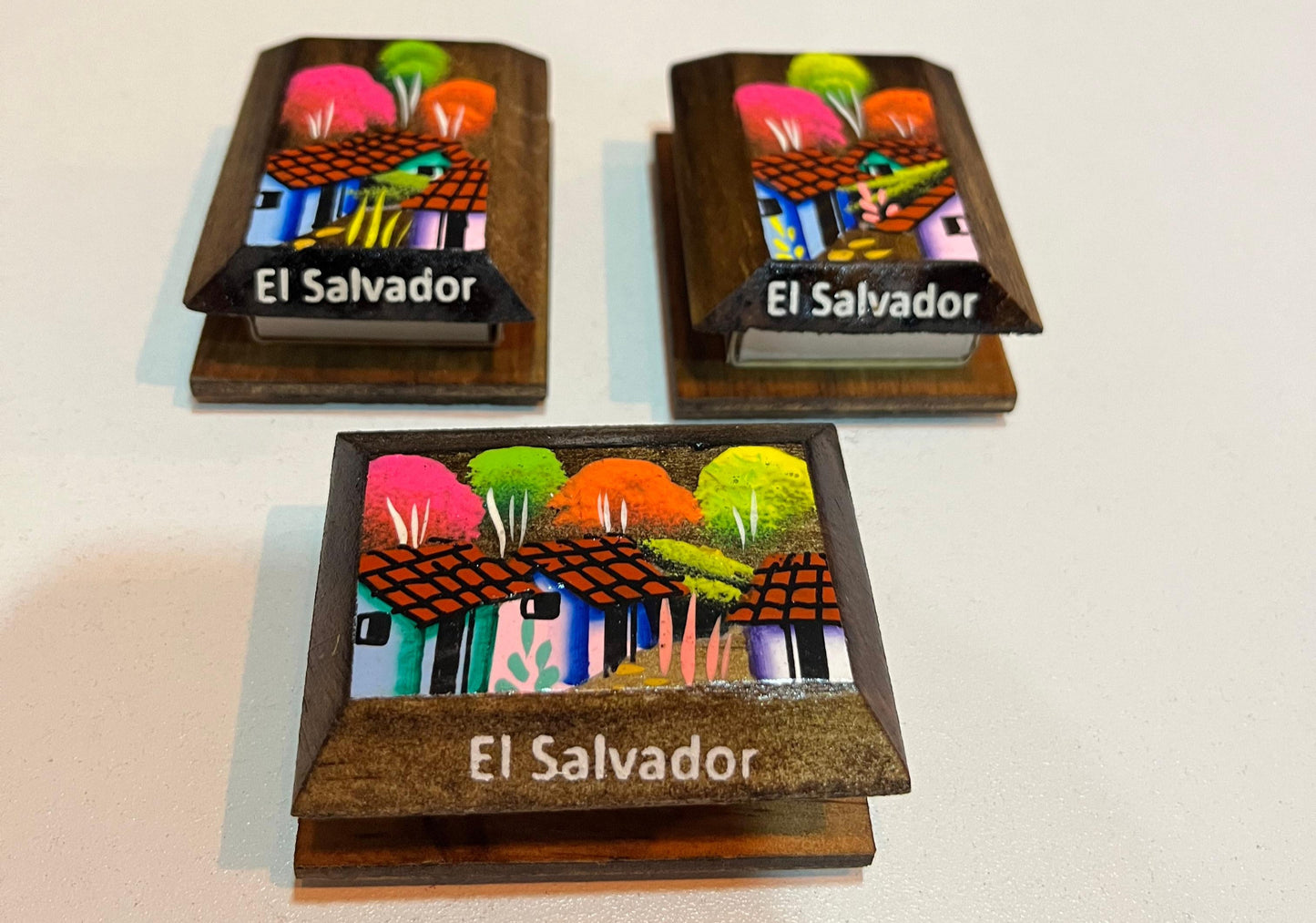 Fosforera de Madera con imán