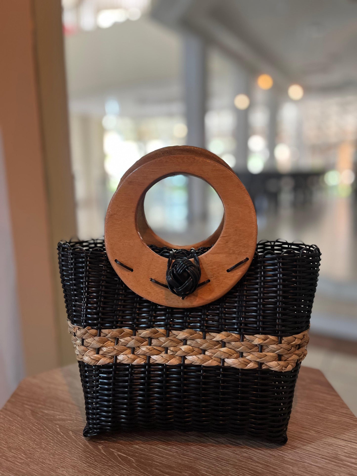 Carteras aro de madera pequeñas