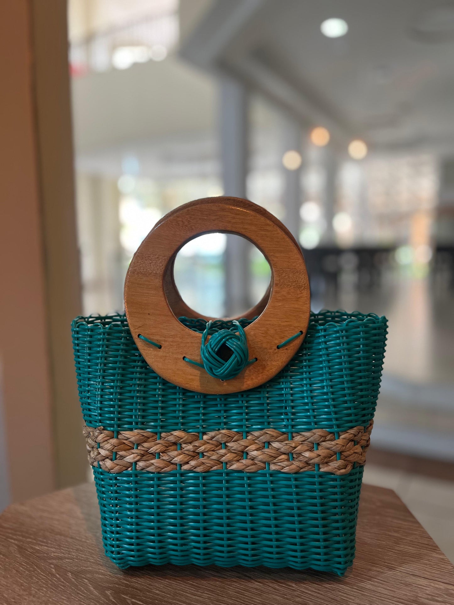 Carteras aro de madera pequeñas