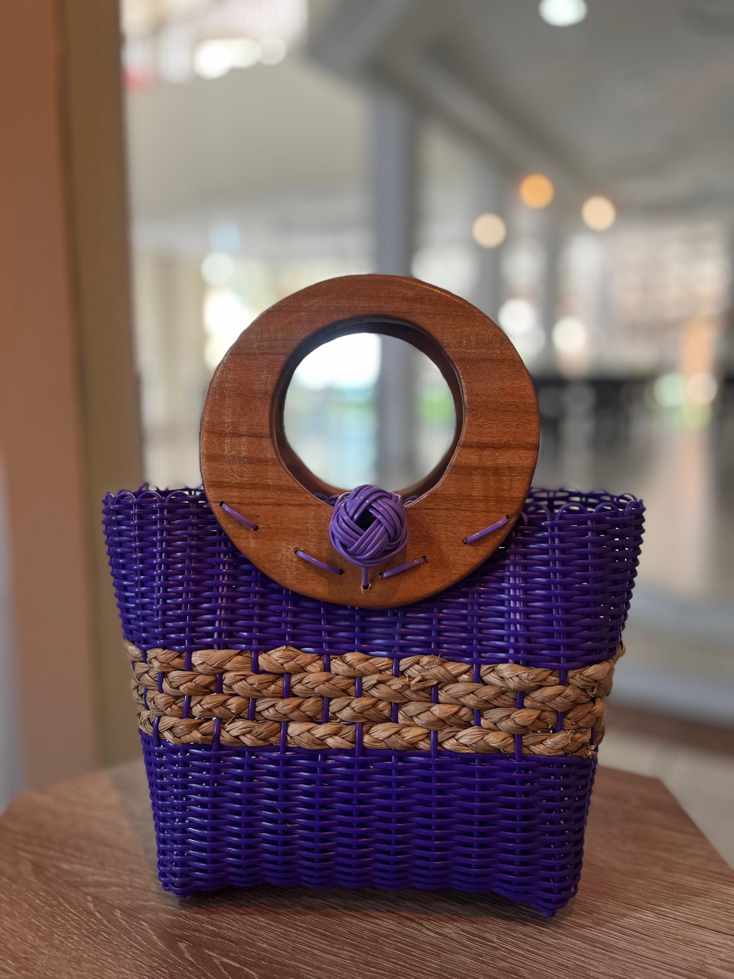 Carteras aro de madera pequeñas