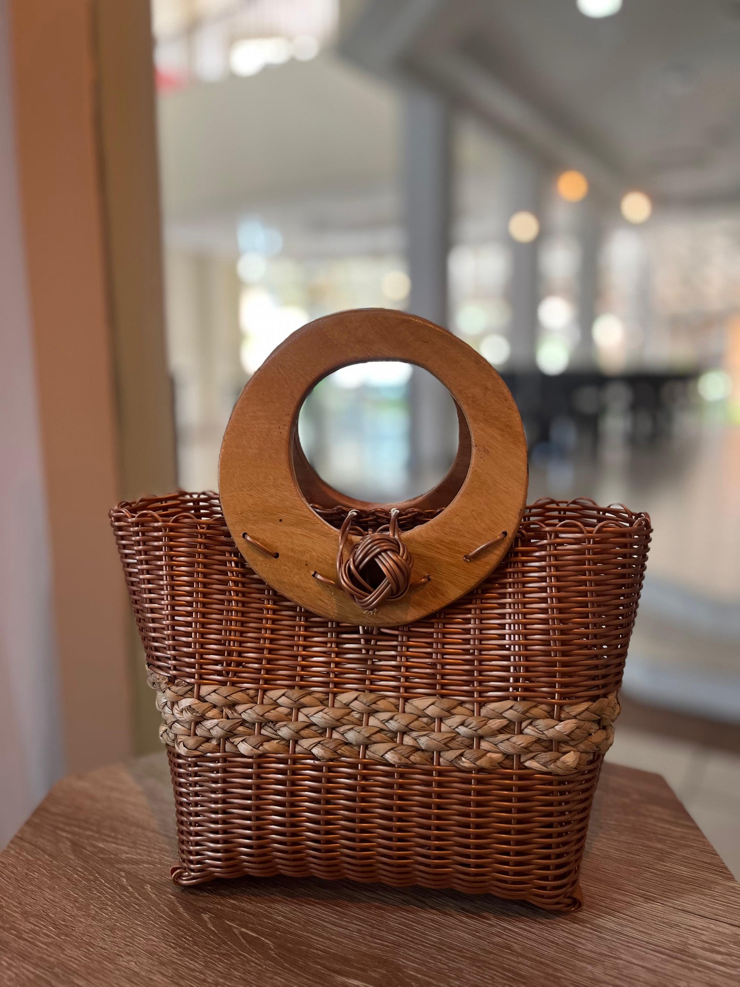 Carteras aro de madera pequeñas