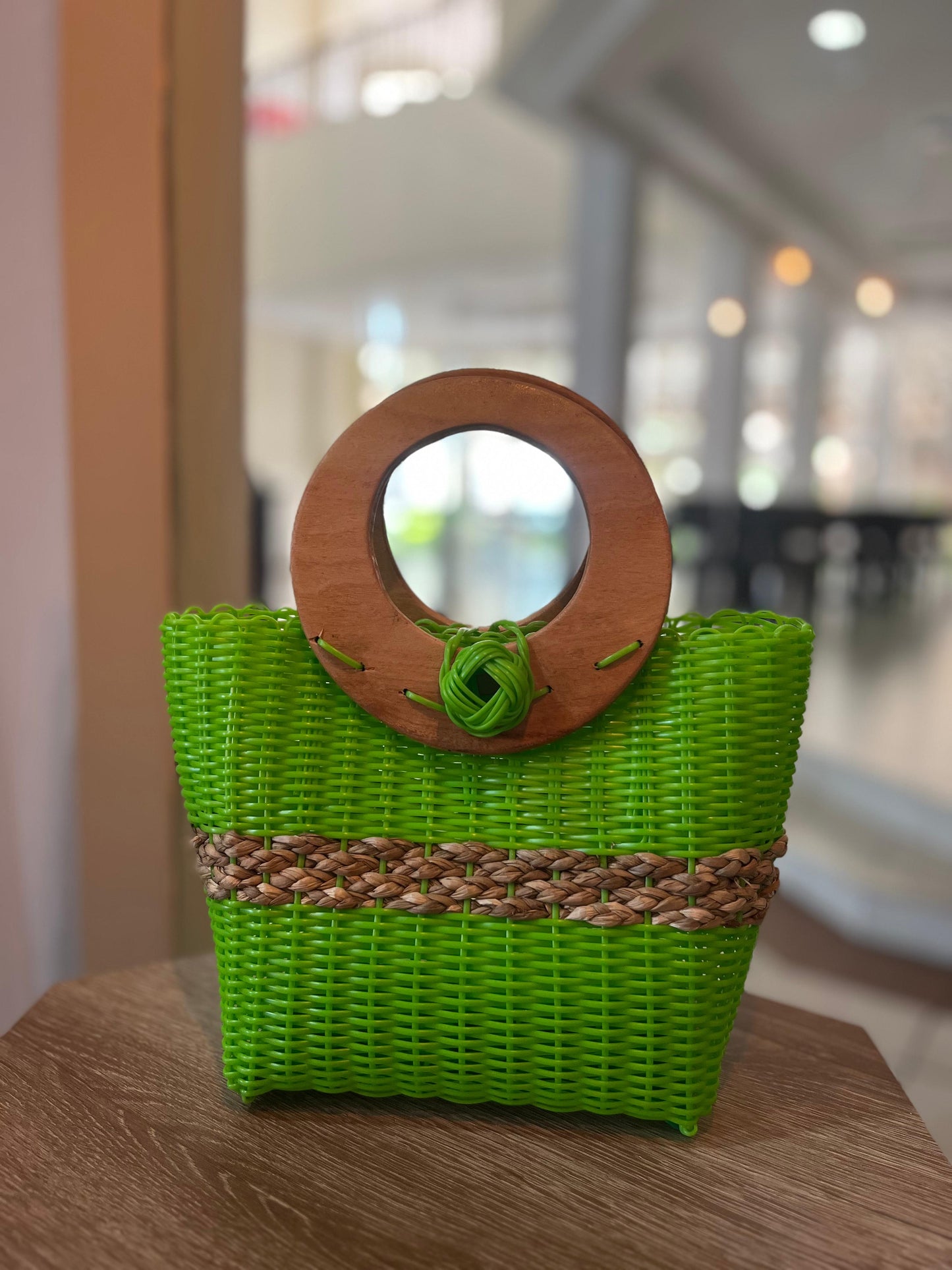 Carteras aro de madera pequeñas