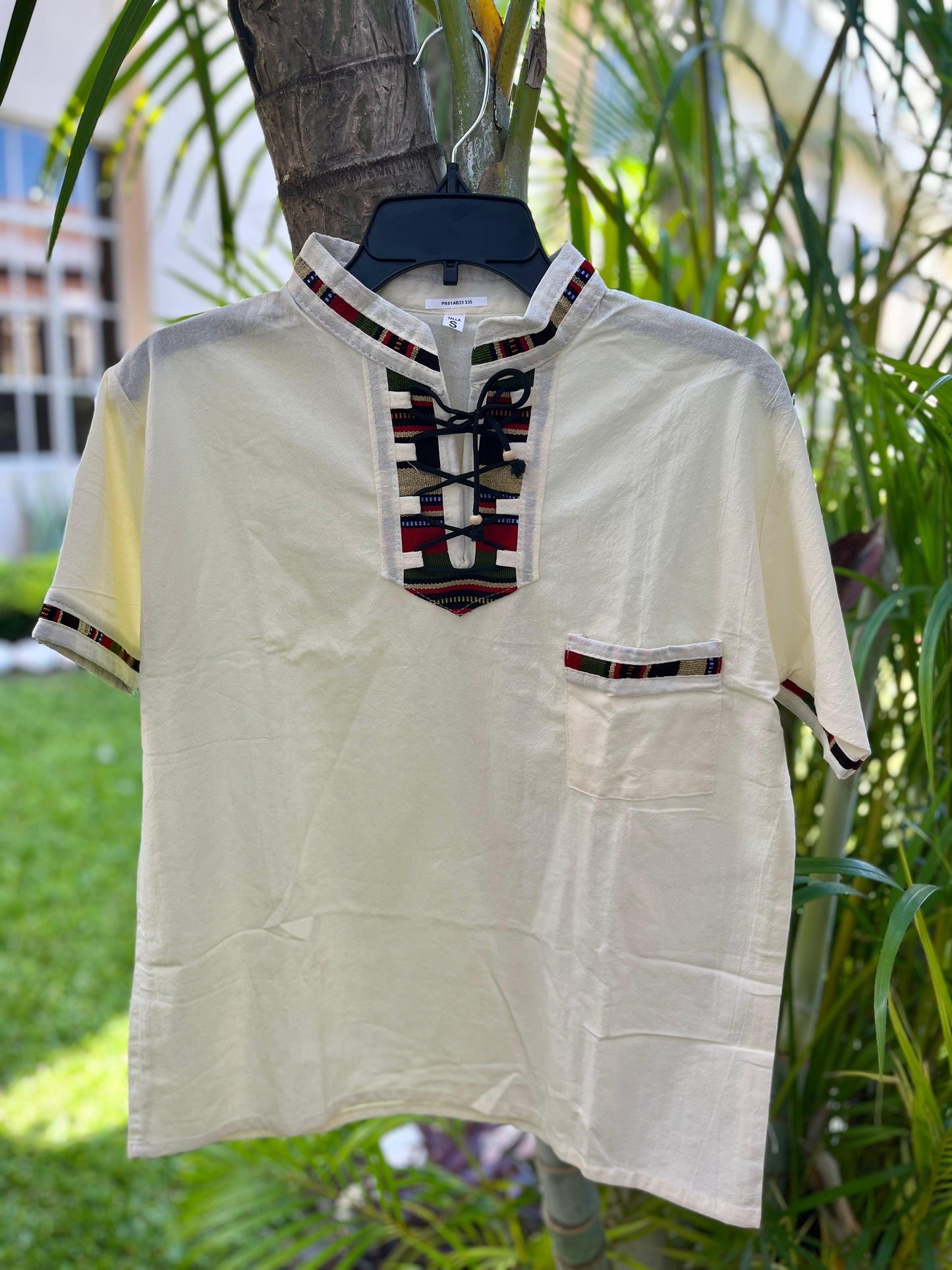 Camisas típicas en manta varios colores