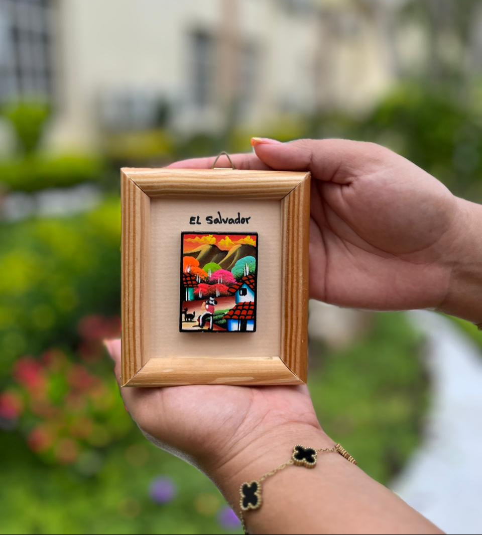 Cuadro de Madera La Palma