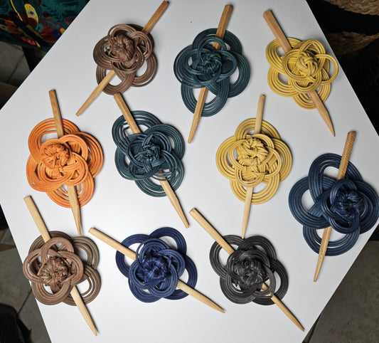 Ganchos para pelo de mimbre