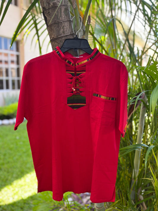 Camisas típicas en manta varios colores